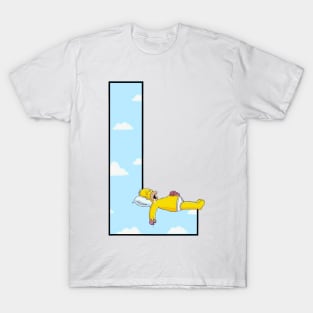 Simpsons letter T-Shirt